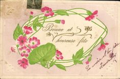 CPA Fantaisie Fleurs 