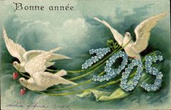 CPA Fantaisie Fleurs Colombes 