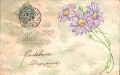 CPA Fantaisie Fleurs 