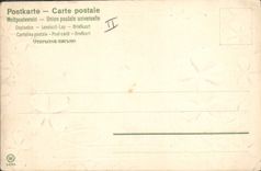 CPA Fantaisie Fleurs Trefles