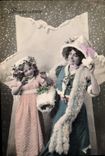 CPA Fantaisie Femme Enfant 