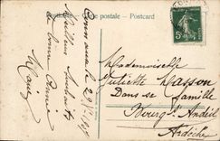 CPA Fantaisie Femme Fourrure Enfant 