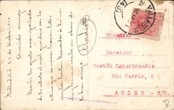 CPA Fantaisie Femme Fourrure Annee 1915 