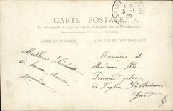 CPA Fantaisie Homme Fourrure 