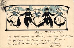 CPA Fantaisie Illustrateur Folklore 