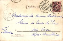 Vintage Postcard Fantasy Illustrator Child Angel Butterfly