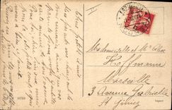 Vintage Postcard Fantasy Illustrator Children Guitar