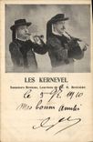 CPA Les Kernevel Sonneurs bretons Laureats de l'UR bretonne 