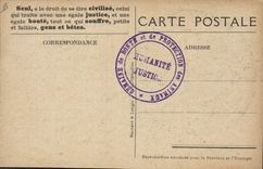 Postal Hípica Equitación un trabajador consciente