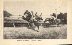 CPA Hippisme Equitation Course de haies Le Bull 