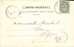 Vintage Postcard Fantasy 4 seasons the autumn Woman