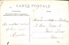 CPA Fantaisie Fleurs Annee 1906 Enfants 