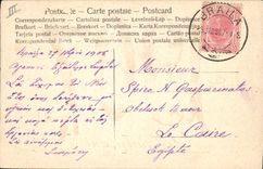 CPA Fantaisie Fleurs Annee 1907 