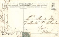 CPA Fantaisie Fleurs Annee 1906 