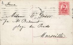 CPA Fantaisie Fleurs Annee 1909 Enfant 