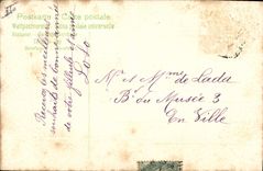 CPA Fantaisie Fleurs Annee 1907 