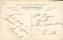 Vintage Postcard Fantasy Woman Year 1910 Horse