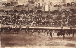 CPA Corrida Course de taureaux Preliminaire 