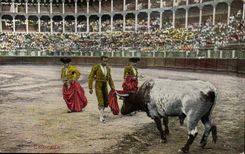 CPA Corrida Course de taureaux Estocada 