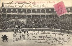 Postal Corrida Corrida de toros Barcelona Arenas Corrida de toros el cuadrilla