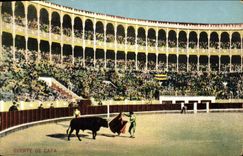 CPA Corrida Course de taureaux Suerte de capa 
