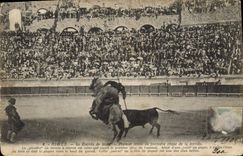 CPA Corrida Course de taureaux Nimes 