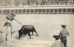 CPA Corrida Course de taureaux Un picador 