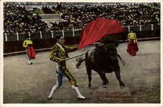 CPA Corrida Course de taureaux Pase de muleta por alto 