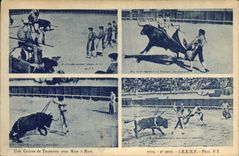 CPA Corrida Course de taureaux avec mise a mort 