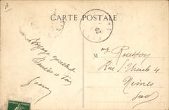 CPA Corrida Course de taureaux Nimes Les arenes Vue prise un jour de mise a mort 