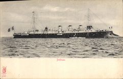 CPA Bateau de Guerre Pothuau 