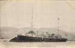 CPA Bateau de Guerre Le Pothuau Croiseur d'escadre cuirasse 
