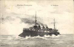 CPA Bateau de Guerre La Pothuau 
