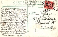 CPA Bateau de Guerre Pothuau Croiseur Cuirasse 