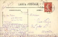 CPA Bateau de Guerre Le cuirasse Patrie par gros temps 