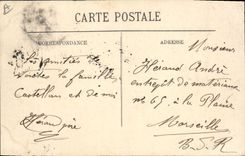 CPA Bateau de Guerre Republique Cuirasse de 1er rang 