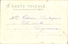 Vintage Postcard Warship La Rochelle Destroyer at sea