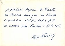 Postal Cine Pierre Fresnay