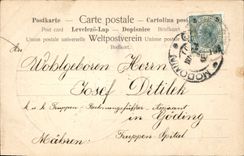 Vintage Postcard Fantasy Flowers Year 1901