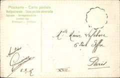 CPA Fantaisie Hirondelles 