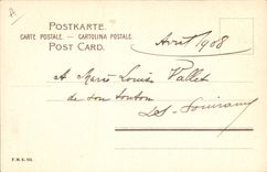 CPA Fantaisie Enfants Chien Paques 