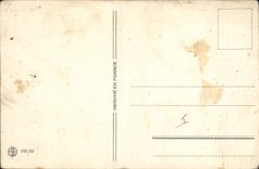 Vintage Postcard Fantasy Woman Soldier Militaria Cat Kitten