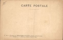 Vintage Postcard President Wilson