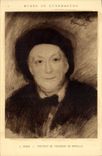 CPA Paris Musee du Luxembourg Renoir Portrait de Theodore de Banville 