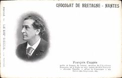 Vintage Postcard François Copee Poet and Man of letters Member of the French Academy