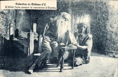 CPA Marseille Chateau d'If L'Abbe Faria motnre le testament a Dantes 