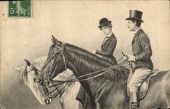 CPA Equitation Hippisme Cheval 