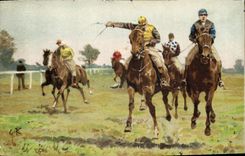 CPA Equitation Hippisme Cheval 