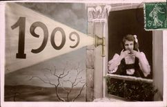CPA Fantaisie Annee 1909 