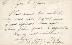 CPA Fantaisie Annee 1914 Femme 